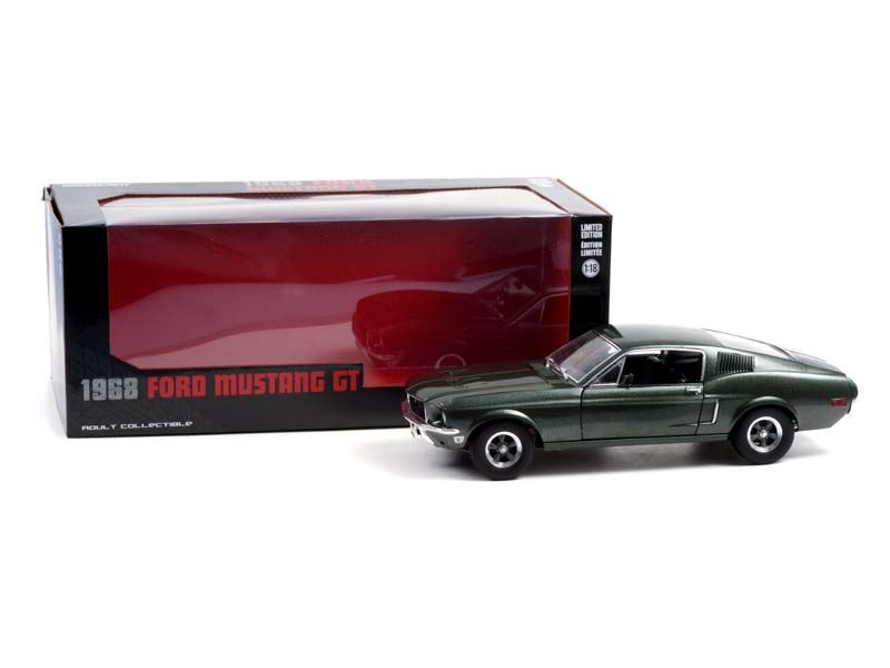 1968 Ford Mustang GT Fastback (Highland Green) Diecast 1:18 Scale Model - Greenlight 13615