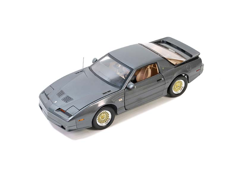 PRE-ORDER 1989 Pontiac Firebird Trans Am GTA – Medium Gray Metallic w/ Camel Interior Diecast 1:18 Scale Model - Greenlight 13689