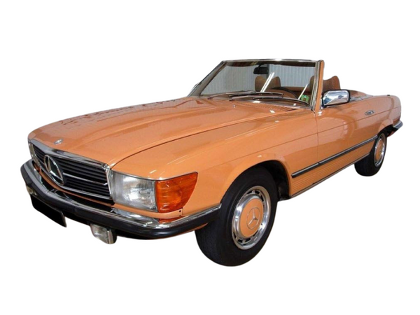 自動車 1/18 Mercedes-Benz 450 SL 1975 Cayenne 1975 Mercedes-Benz 450 SL - Cayenne Orange Diecast 1:18 Scale