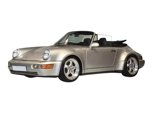PRE-ORDER 1992 Porsche 911 Turbo Look Cabriolet Zermatt Silver