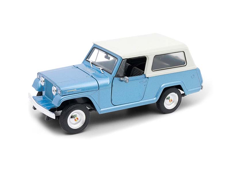 1967 Jeep Jeepster Commando Station Wagon – Blue (NEX) Diecast 1:24 Scale Model - Welly 24117BL