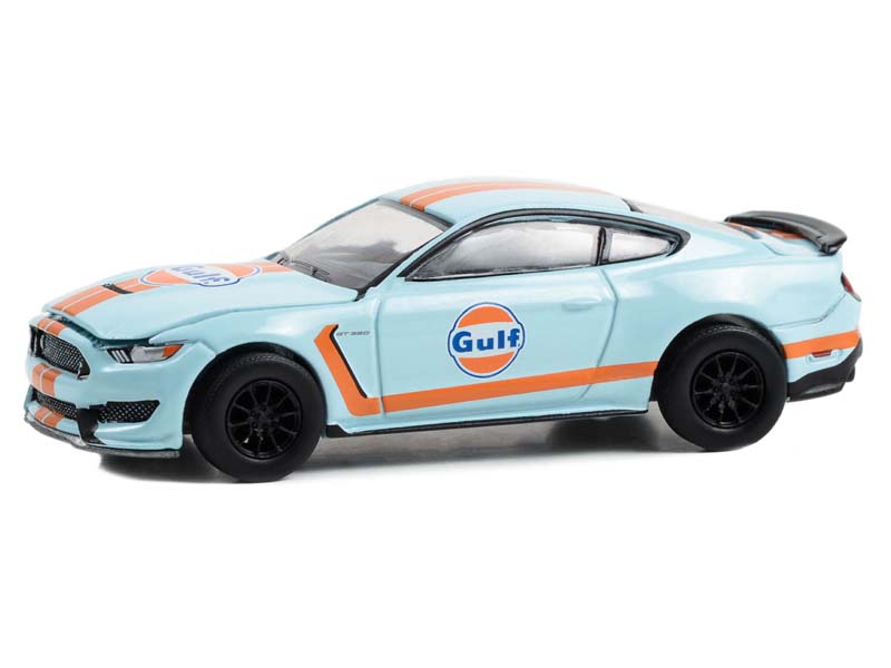 2020 Ford Mustang Shelby GT350 - Gulf Oil (Hobby Exclusive) Diecast 1:64 Scale Model - Greenlight 30460
