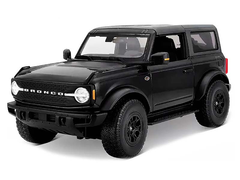 2021 Ford Bronco Wildtrak - Black (Special Edition) Diecast 1:18 Model SUV - Maisto 31456MTBK