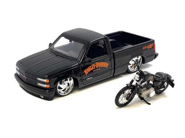 1993 シボレー454SS & 2007 XL 1200Nナイトスターブラック 1993 Chevrolet 454SS Pick-Up & 2007 XL 1200N Nightster Harley