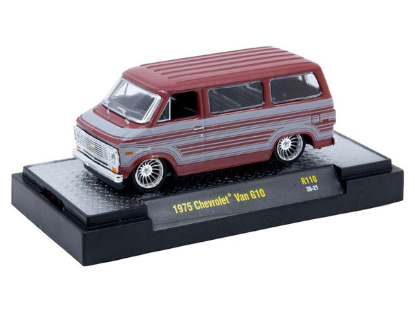 1975 Chevrolet Van G10 - Burgundy and Gray (Auto-Thentics Release