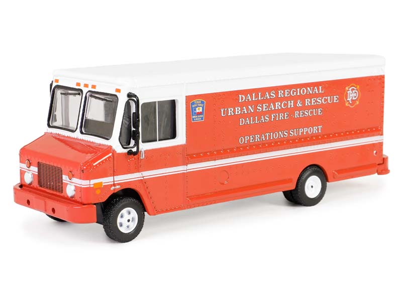 PRE-ORDER 2019 Step Van - Urban Search & Rescue - Dallas Texas Fire Department (H.D. Trucks Series 25) Diecast 1:64 Scale Model - Greenlight 33250B