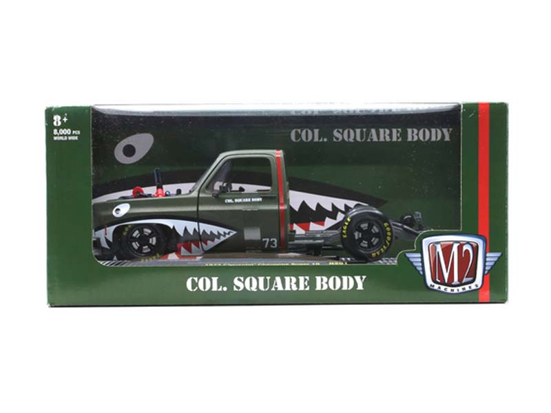 1973 Chevrolet Cheyenne Super 10 - Col. Squarebody - (Hobby Exclusive) Diecast 1:24 Scale Model - M2 Machines 40100-HS01