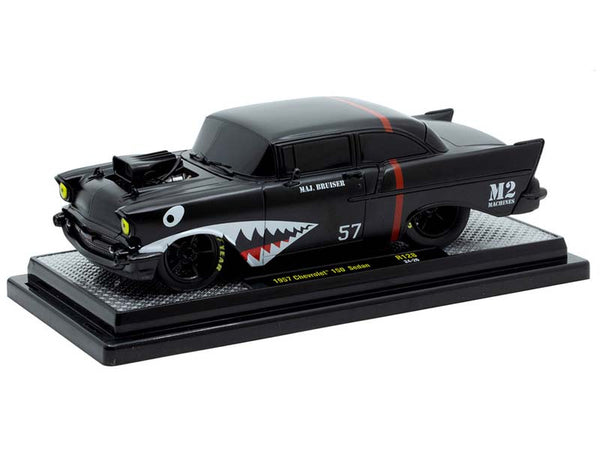 1957 Chevrolet 150 Sedan Shark Mouth (Maj. Bruiser) Diecast 1:24