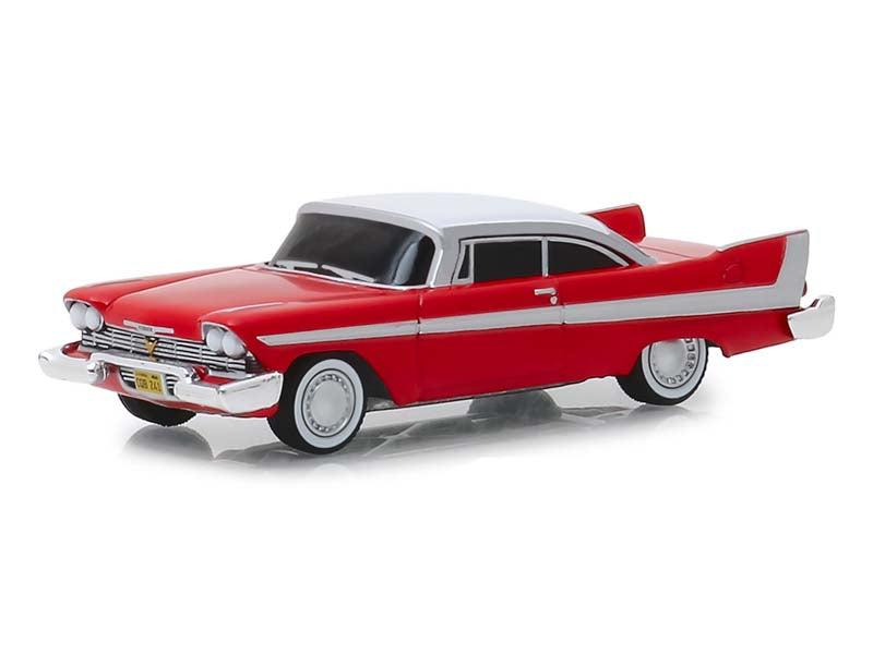 1958 Plymouth Fury - Christine Evil Version w/ Blacked Out Windows - (Hollywood) Series 24 Diecast 1:64 Model Car - Greenlight 44840B