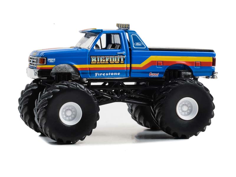 1990 Ford F-350 Monster Truck - Bigfoot #9 (Kings of Crunch) Series 14 Diecast 1:64 Scale Models - Greenlight 49140D