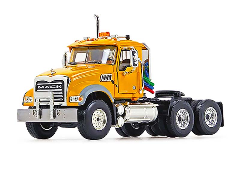 Mack Granite MP Engine Series Truck Tractor - Yellow Diecast 1:50 Scale Model - First Gear 50-3116C
