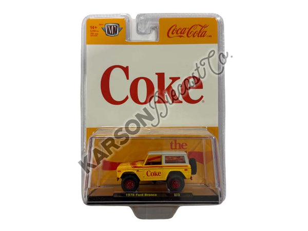 CHASE 1976 Ford Bronco (Coke) Diecast 1:64 Scale Model - M2