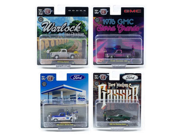 Diorama 2026 Release 19 SET OF 4 Diecast 1:64 Scale Models - M2