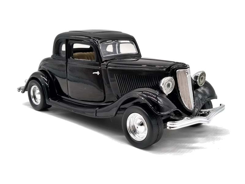 1934 Ford Coupe Black (Timeless Legends) Diecast 1:24 Scale Model - Motormax 73217BK