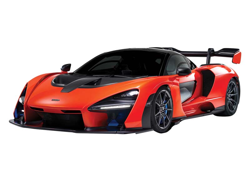 McLaren Senna - Orange Metallic and Black (Timeless Legends) Diecast 1:24 Model - Motormax 79355OR