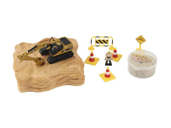 CAT Caterpillar M318D Wheel Excavator Earth Mover Playset Diecast