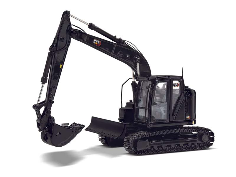 CAT Caterpillar 315 Excavator - Special Black Finish (High Line Series) 1:50 Scale Model - Diecast Masters 85957BK