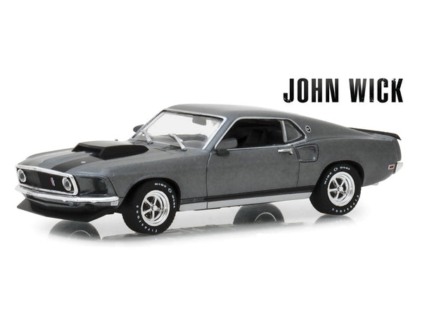 1969 Ford Mustang BOSS 429 (John Wick) Diecast 1:43 Scale Model