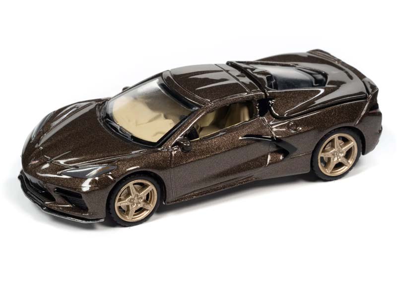 2020 Chevrolet Corvette Zeus Bronze Metallic (Sports Cars) Diecast 1:64 Scale Model - Auto World AW64362A
