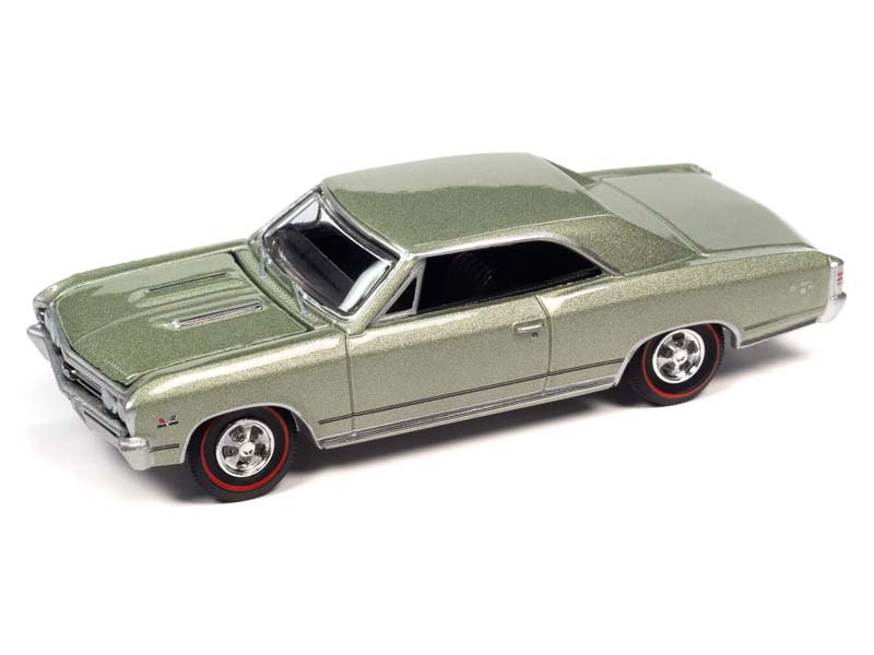 1967 Chevrolet Chevelle SS 396 Mountain Green (Vintage Muscle) Diecast 1:64 Scale Model - Auto World AW64382B