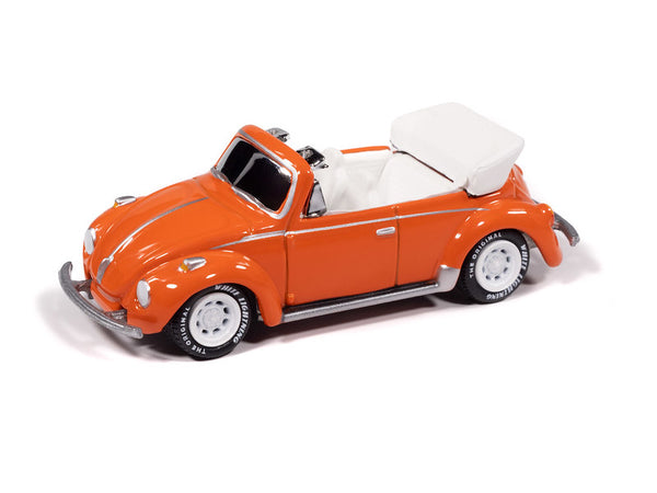 1975 Volkswagen Super Beetle Convertible - Pumpkin Orange Diecast