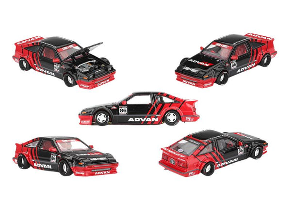 PRE-ORDER Toyota AE86 Sprinter Trueno Kaido ADVAN – Red/Black