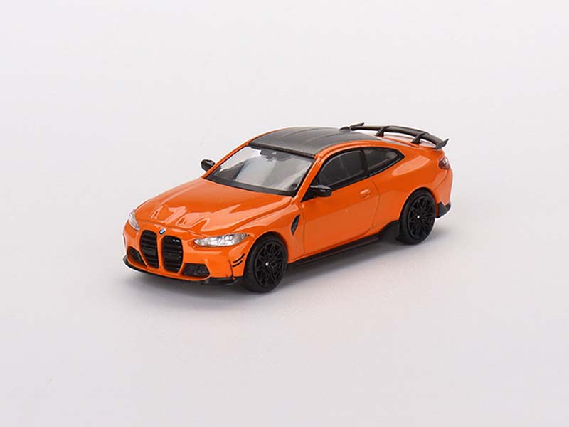 BMW M4 M-Performance (G82) Fire Orange (Mini GT) Diecast 1:64 Scale Model - TSM MGT00526
