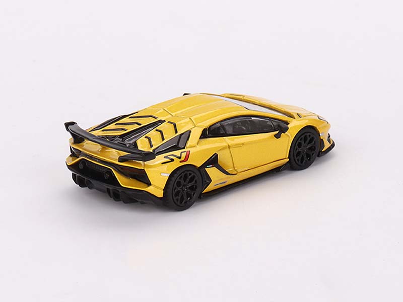 Lamborghini Aventador SVJ Giallo Orion (Mini GT) Diecast 1:64 Scale Models - TSM MGT00563
