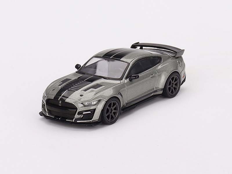 Ford Mustang Shelby GT500 SE Widebody Pepper Gray Metallic (Mini GT) Diecast 1:64 Scale Model - TSM MGT00615