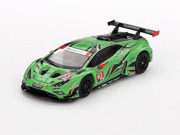 1/43 Lamborghini Huracán GT3 Evo.2 #85 Lamborghini Huracán GT3 EVO2 #63 Iron Lynx IMSA 2023 Daytona 24