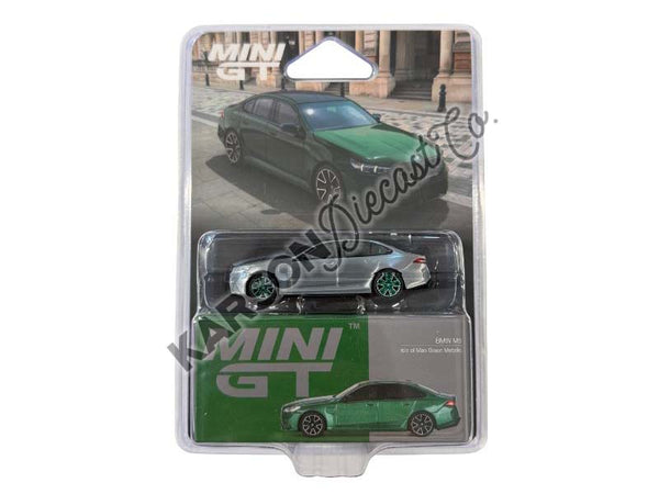 CHASE BMW M5 (G90) Isle of Man – Green Metallic (Mini GT) Diecast