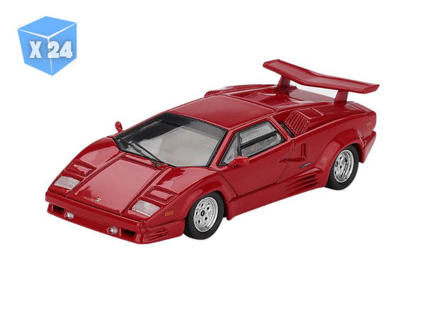 PRE-ORDER - 24 PACK Lamborghini Countach 25th Anniversary – Red
