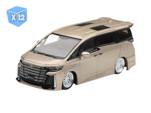 PRE-ORDER - 12 PACK Toyota Vellfire 40 KUHL – Gold Metallic (Mini