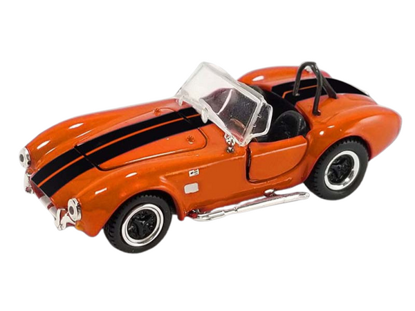 1965 Shelby Cobra 427 S/C - Orange w/ Black Stripes Diecast 1:64