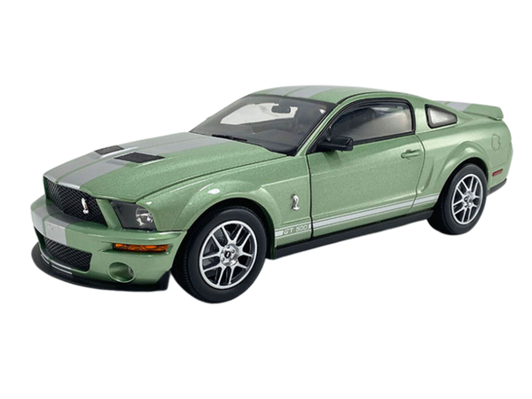 2007 Ford Mustang GT500 Lime Green Diecast 1:64 Scale Model - ACME