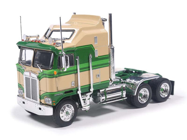 PRE-ORDER 1976 Kenworth K100 Aerodyne - Tan and Green Diecast 1:64