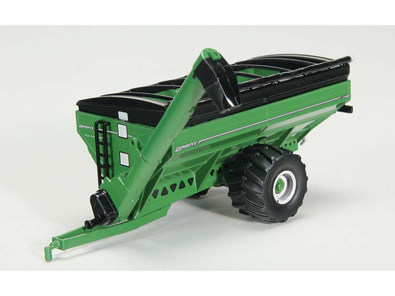 Brent 1198 Avalanche Grain Cart w/ Flotation Tires - Green Diecast 1:64 Scale Model - Spec Cast UBC056