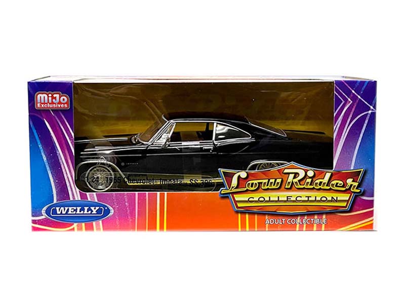 1965 Chevrolet Impala SS 396 Hard Top - Low Rider (MiJo Exclusives) Diecast 1:24 Scale Model - Welly 22417LRBK