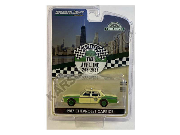 CHASE 1987 Chevrolet Caprice Yellow and Green - Chicago Checker