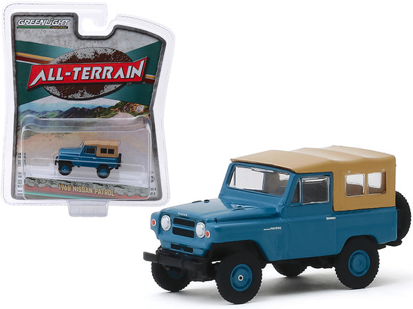 1968 Nissan Patrol Mt. Fuji Blue with Brown Top 
