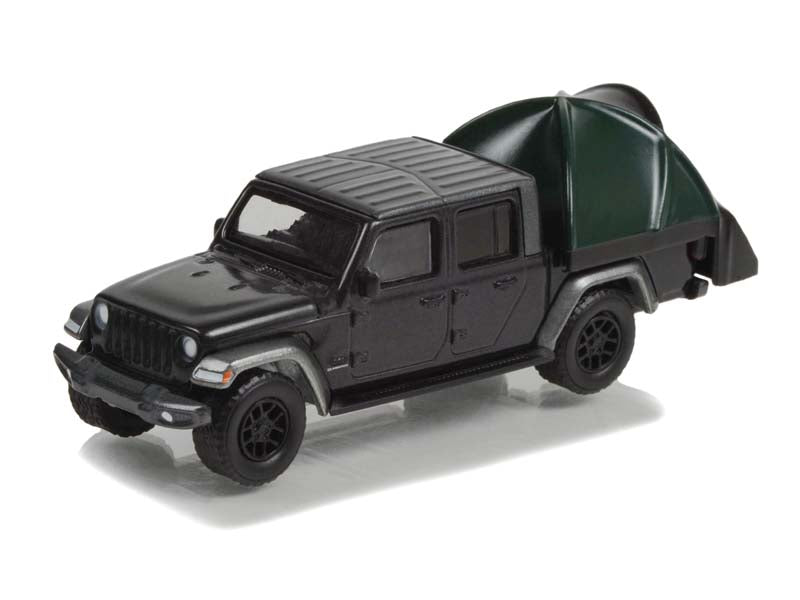 2021 Jeep Gladiator High Altitude w/ Modern Truck Bed Tent (The Great Outdoors) Series 2 Diecast 1:64 Scale Model - Greenlight 38030E