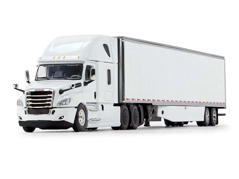 2018 Freightliner Cascadia High-Roof Sleeper & 53' Utility Trailer w/ Thermo King Reefer Diecast 1:64 Model - DCP 60-1054