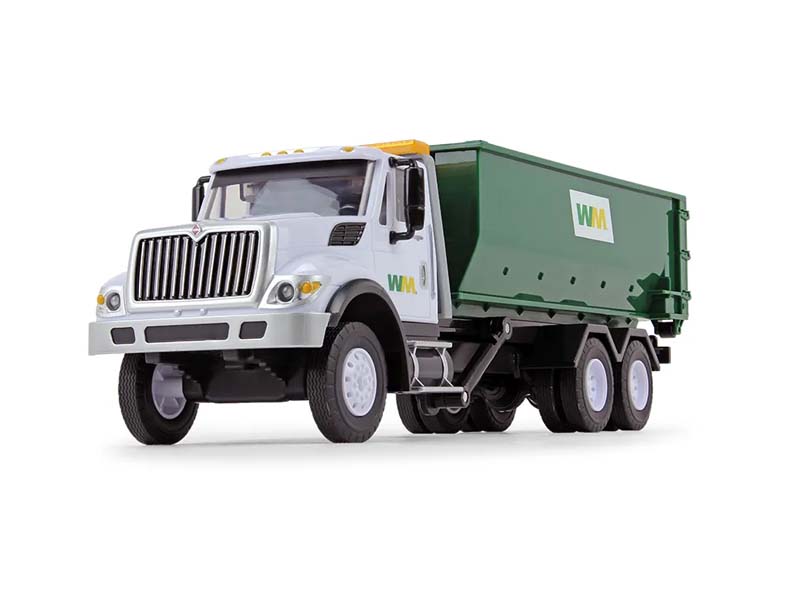 International® WorkStar and Roll-Off Container w/ Lights and Sounds Plastic 1:24 Scale Model - First Gear 70-0580C