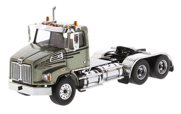 Western Star 4700 SBFA Tandem Day Cab - Metalic Olive Green 1:50