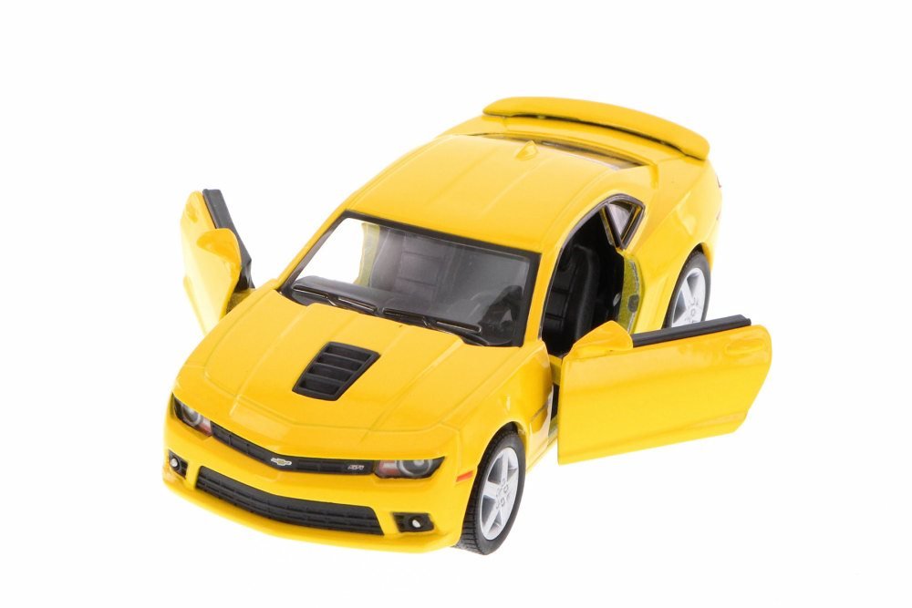 2014 Chevrolet Camaro Diecast Model Yellow - Kinsmart P/B - KT5383YL