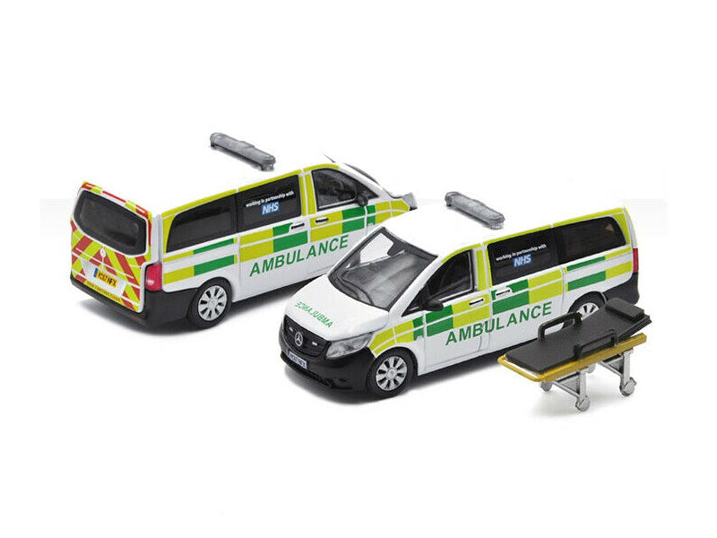 Mercedes Benz Vito NHS Ambulance Diecast 1:64 Scale Model - Era Car MB20VITRF37