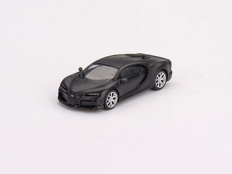 Bugatti Chiron Super Sport 300+ Matte Black (Mini GT) Diecast 1:64 Scale Model - True Scale Miniatures MGT00374