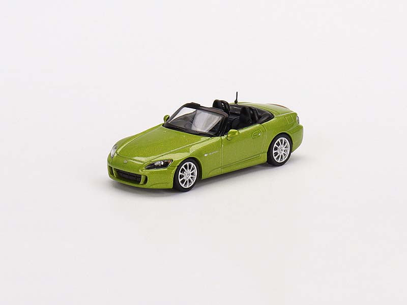 Honda S2000 (AP2) - Lime Green Metallic (Mini GT) Diecast 1:64 Scale Model Car - TSM MGT00396