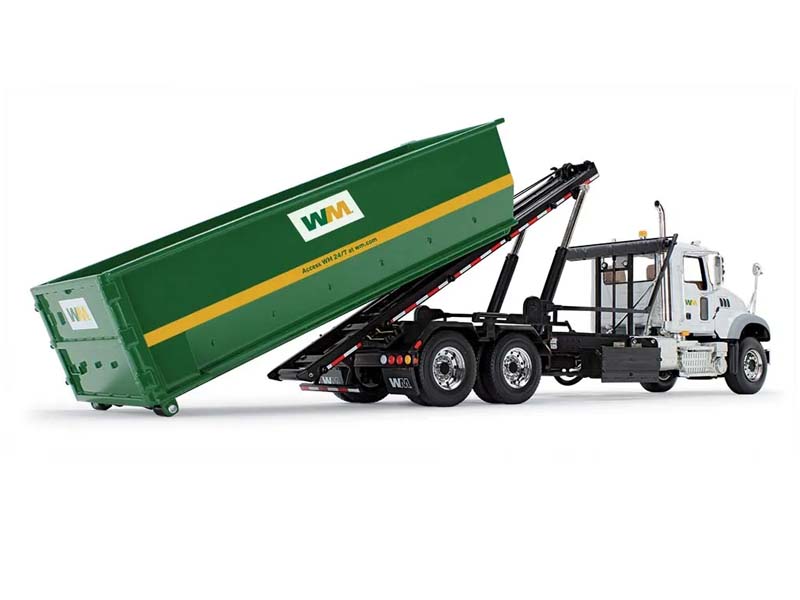Mack TerraPro w/ Wittke Front Load Refuse w/ Bins - Waste Management D – Karson Diecast Co Mack TerraPro w/ Wittke Front Load Refuse w/ Bins - Waste Management D – Karson Diecast Co