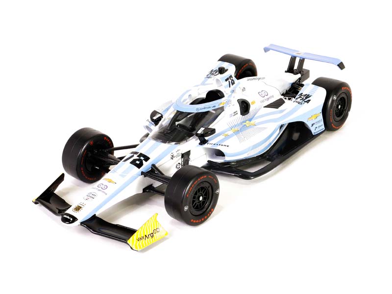 PRE-ORDER #78 Agustin Canapino / Juncos Hollinger Racing Argentine Football (2023 NTT IndyCar Series) Diecast 1:18 Scale Model - Greenlight 11227